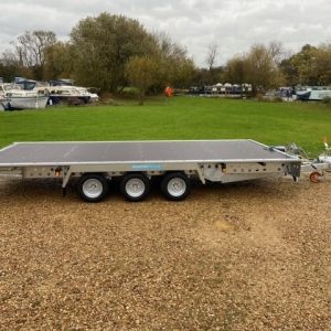 Woodford Flat Bed Trailer FBT-151 with Tilt and Winch ( 16' x 7'3 / 487cm x 220cm )