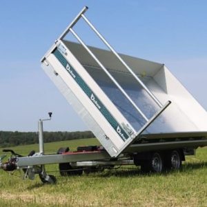 Debon PW3.6 3 way tipping trailer MGW 3500kg 3.66m x 1.86m